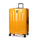 Valise rigide extensible samsonite lin'air 77 cm metallic mango jaune