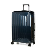 Valise rigide extensible samsonite nuon 75 cm metallic dark blue bleu