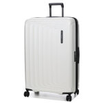 Valise rigide extensible samsonite nuon 81 cm matt quartz blanc