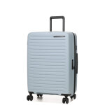 Valise rigide extensible samsonite restackd 68 cm fog blue bleu