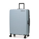 Valise rigide extensible samsonite restackd 75 cm fog blue bleu