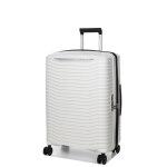 Valise rigide extensible samsonite upscape 68 cm cloud white blanc