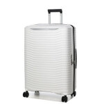 Valise rigide extensible samsonite upscape 75 cm cloud white blanc