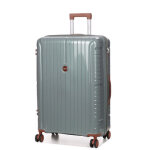 Valise rigide extensible teneo boxea 76 cm vert de gris