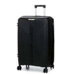 Valise rigide extensible teneo deltea 76 cm noir