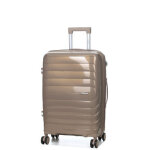 Valise rigide extensible teneo ondea 66 cm taupe beige