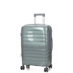 Valise rigide extensible teneo ondea 66 cm vert sauge