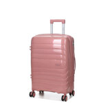 Valise rigide extensible teneo ondea 66 cm vieux rose