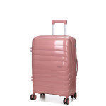 Valise rigide extensible teneo ondea 66 cm vieux rose