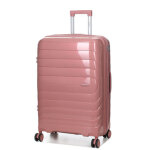 Valise rigide extensible teneo ondea 75 cm vieux rose