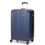 Valise rigide extensible travelite city l 77 cm marine bleu