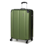 Valise rigide extensible travelite city l 77 cm vert