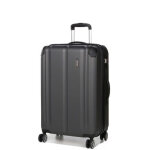 Valise rigide 4 roues moyen s�jour extensible travelite city m 68 cm anthracite gris