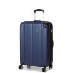 Valise rigide 4 roues moyen s�jour extensible travelite city m 68 cm marine bleu