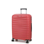 Valise rigide extensible travelite mooby m 66 cm rouge