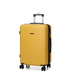 Valise rigide extensible worldline bologne 2 - 66 cm jaune canari