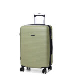 Valise rigide extensible worldline bologne 66 cm vert olive
