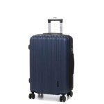 Valise rigide extensible worldline braga 3 - 66 cm bleu marine