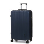 Valise rigide extensible worldline braga 3 - 76 cm bleu marine