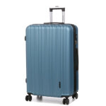 Valise rigide extensible worldline braga 3 - 76 cm bleu orage