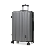 Valise rigide extensible worldline braga 3 - 76 cm gris fonc�