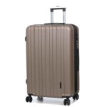 Valise rigide extensible worldline braga 3 - 76 cm taupe beige