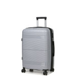 Valise rigide extensible worldline izmir 65 cm gris