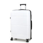 Valise rigide extensible worldline izmir 75 cm blanc