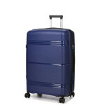 Valise rigide extensible worldline izmir 75 cm bleu marine