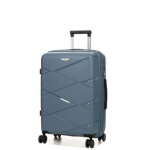 Valise rigide extensible worldline kos 2 - 65 cm bleu orage solde