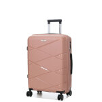 Valise rigide extensible worldline kos 2 - 65 cm vieux rose