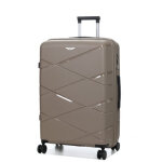 Valise rigide extensible worldline kos 2 - 75 cm champagne beige