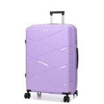 Valise rigide extensible worldline kos 2 - 75 cm mauve violet