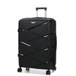 Valise rigide extensible worldline kos 2 - 75 cm noir solde