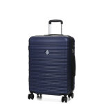 Valise rigide extensible worldline linz 3 - 65 cm bleu marine