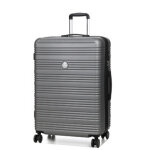 Valise rigide extensible worldline linz 3 - 75 cm gris