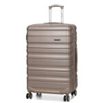 Valise rigide extensible worldline minneapolis 3 - 76 cm champagne beige