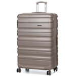 Valise rigide extensible worldline minneapolis 3 - 86 cm champagne beige