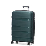 Grande valise rigide extensible 4 roues worldline prouse 76 cm vert sapin
