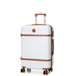 Valise rigide extensible worldline tampa 3 - 66 cm blanc