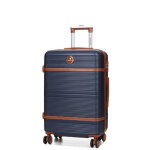 Valise rigide extensible worldline tampa 3 - 66 cm bleu marine