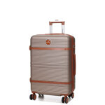 Valise rigide extensible worldline tampa 3 - 66 cm champagne beige