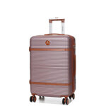 Valise rigide extensible worldline tampa 3 - 66 cm vieux rose