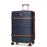 Valise rigide extensible worldline tampa 3 - 75 cm bleu marine