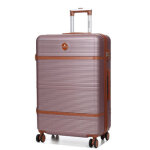 Valise rigide extensible worldline tampa 3 - 75 cm vieux rose