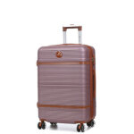 Valise rigide extensible worldline tampa 65 cm rose