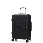 Valise moyenne taille extensible worldline tanger 3 - 65 cm noir