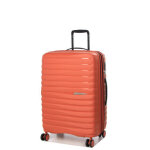 Valise rigide moyenne extensible design original jump xwave 66 cm brique rouge