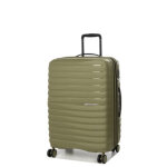 Valise rigide moyenne extensible jump xwave 66 cm olive vert