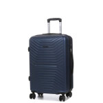 Valise rigide moyenne pas cher worldline sintra 3 - 66 cm bleu marine